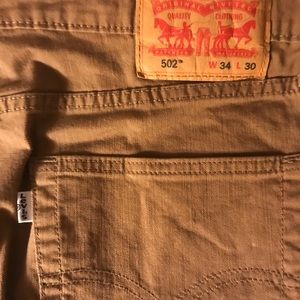 Tan Levi pants size 34w like new!!